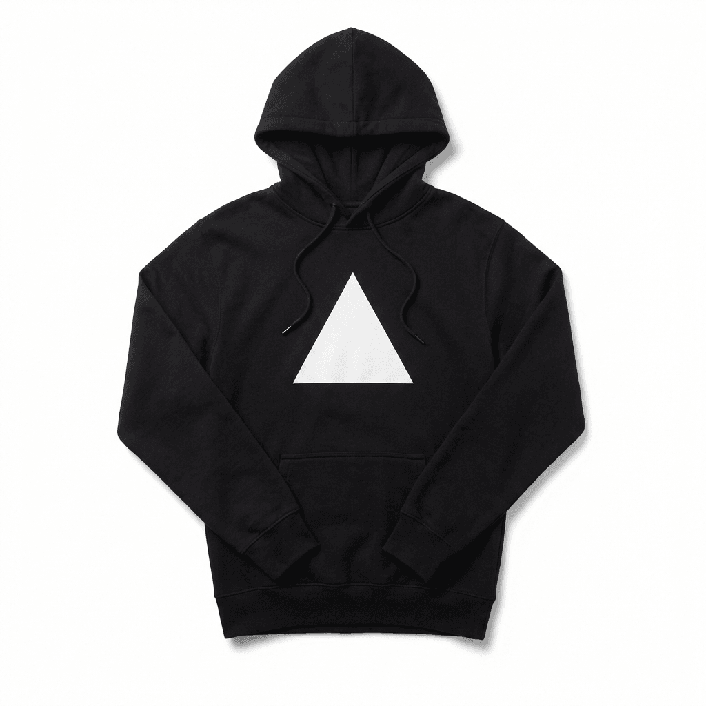 Black Pullover Hoodie
